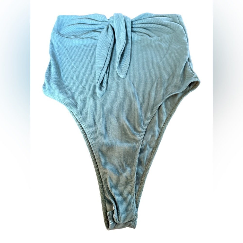 EUC Teal Strapless Bodysuit